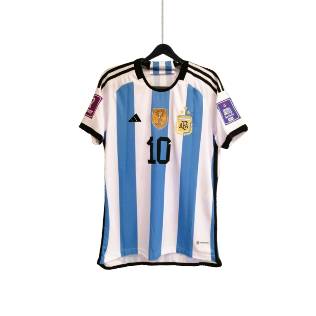 Argentina Mundial 2022 / Dorsal Messi #10 / Versión Fan
