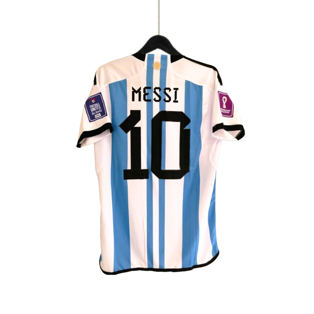 Argentina Mundial 2022 / Dorsal Messi #10 / Versión Fan